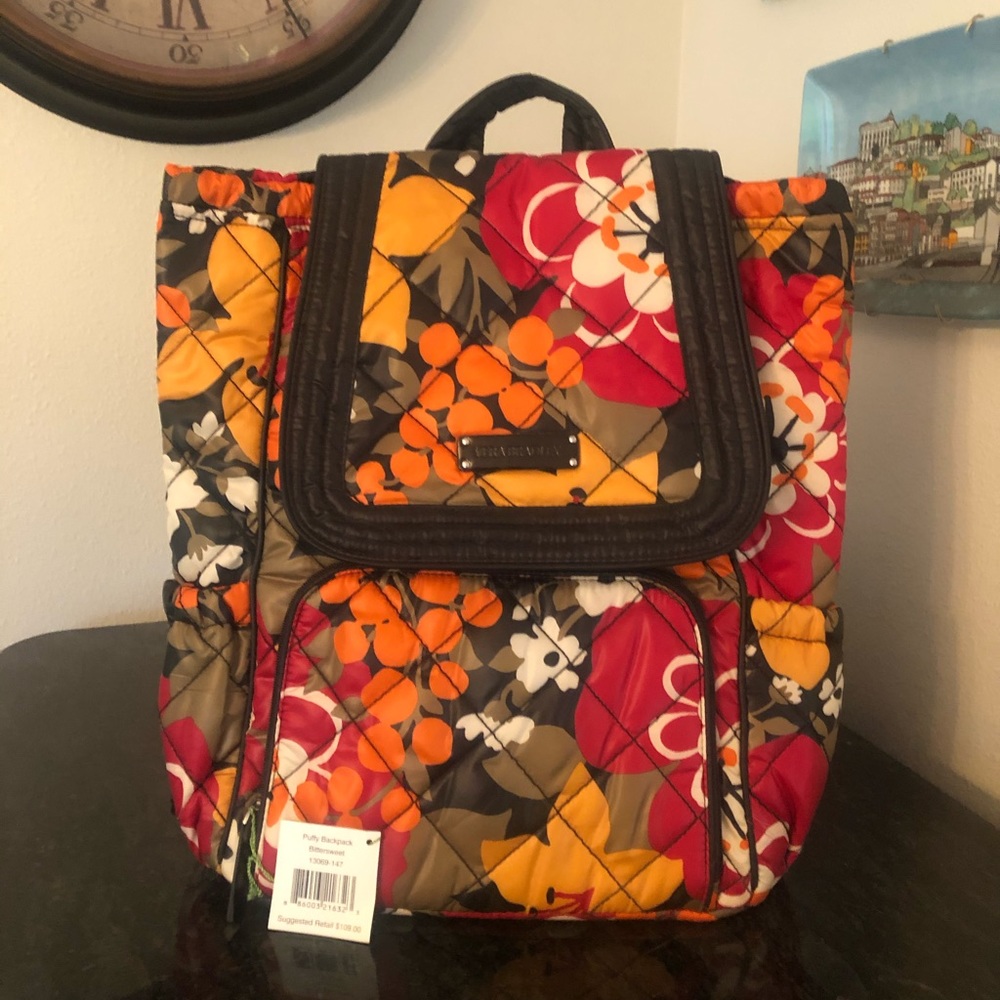 NWT Vera Bradley Puffy Backpack